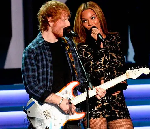 Un dueto perfecto: Ed Sheeran y Beyonc haciendo 